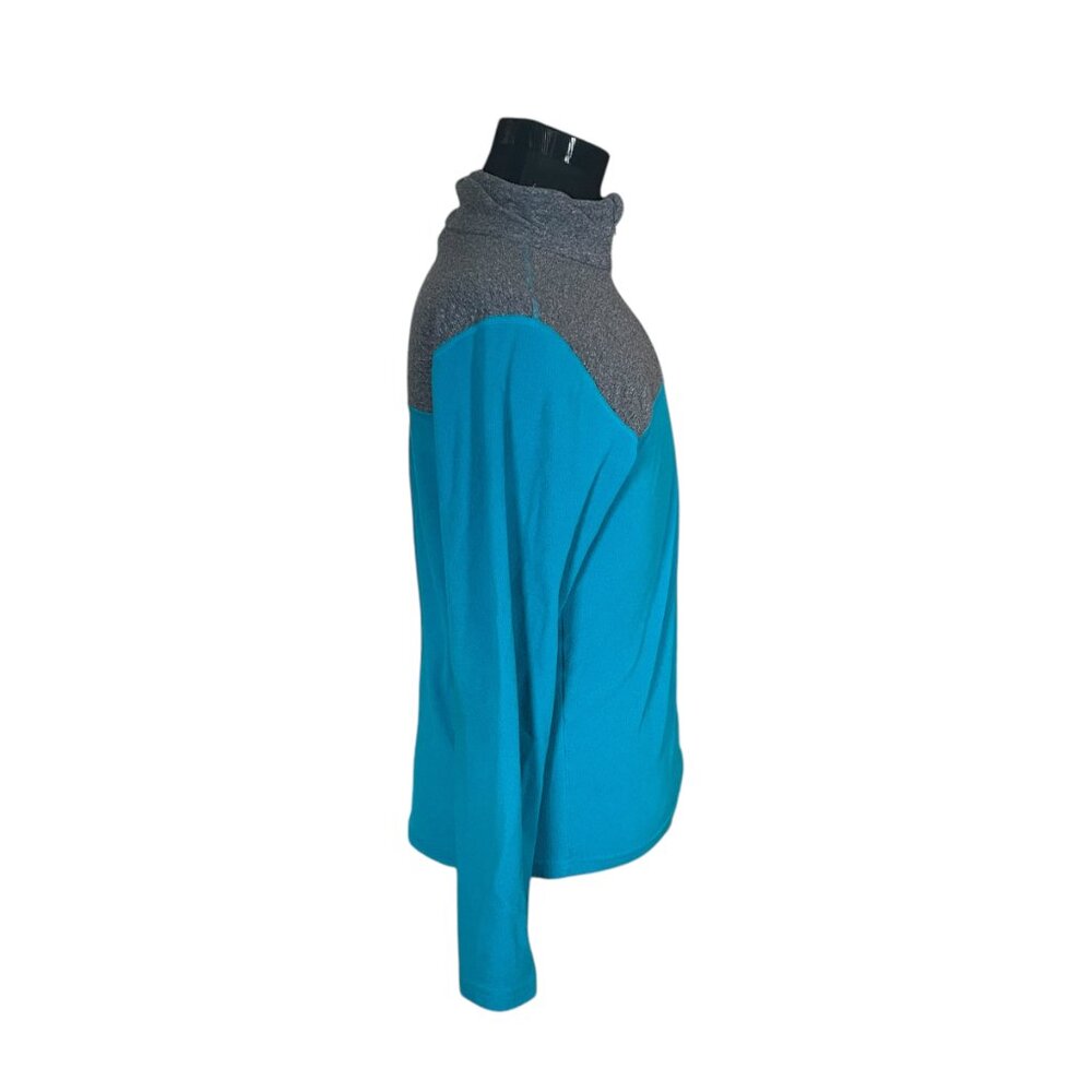 The North Face Boy's Teal Grey 1/4 Light Weight Pullover Sweatshirt XL 18/20 - Picture 8 of 8